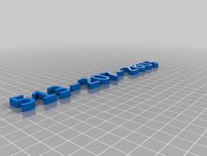my customized text phone number customized 3d print model - Mito3D
