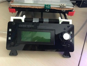 lcd-Bildschirm-mount geeetech i3 pro b mehr Platz 3d Drucker Zubehör lcd lcd-Halterung 3d print model - Mito3D