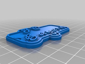 jennifer o's llavero llaveros personalizado 3d print model - Mito3D