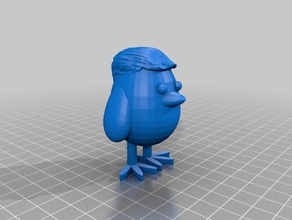 chicken trump people 3d print model - Mito3D