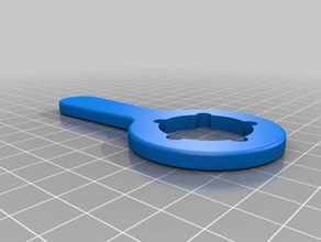 gasflaschenschluessel campeggio gasgrill strumenti di disegno il gas bombola del chiave propano schluessel 3d print model - Mito3D
