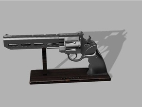 fallout 4 kellog s gun holder 3d printing fallout4 kellogs revolver 3d print model - Mito3D