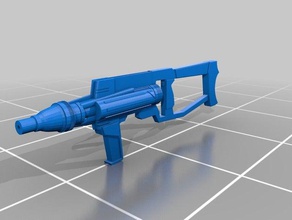united earth starfleet pulse rifles props 3d print model - Mito3D