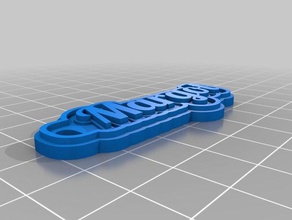 paulien cadeau keychains customized 3d print model - Mito3D