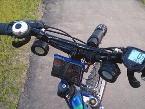 bicicleta jugador titular deporte y al aire libre de bicicletas montaje la reproductor mp3 3d print model - Mito3D