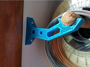 spool stick holder 3d printer accessories broom filament 3d print model - Mito3D