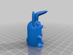 coelho A impressão 3d adorável incrível coelhinho da páscoa de brinquedo é fácil precisa apoio muust ter simples assim super fofo 3d print model - Mito3D