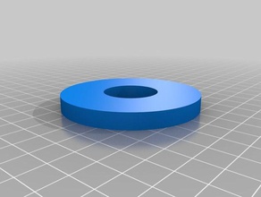 washer od 25 id 1 7mm thick replacement parts customized 3d print model - Mito3D