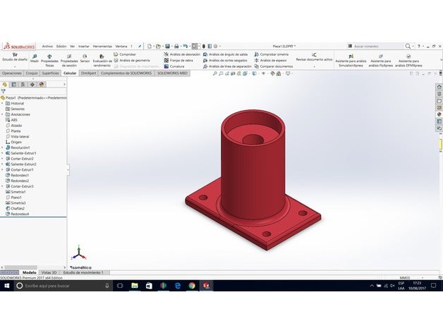 soporte eje z Impressora 3d de peças 608 rolamento suporte tevo tarantula peso 3D print model - Mito3D