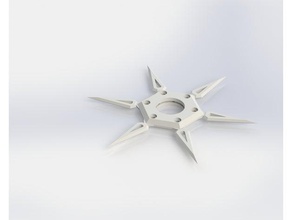 modular shuriken toys & games assembly darts fidget spinner toy ninja throwing star 3d print model - Mito3D