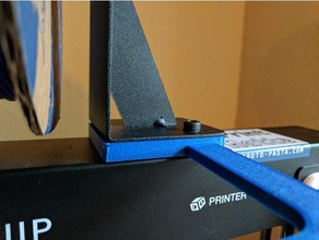 wanhao i3 maker select plus filament spool-riser 3d-Drucker Teile wählen Sie monoprice riser 3d print model - Mito3D