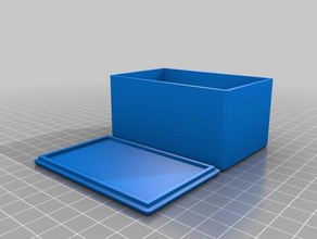 my customized simple parametric project box electronics 3d print model - Mito3D