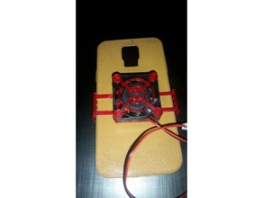 adjustable phonefan mobile phone cool fan pokemon go samsung galaxy j5 s5 3d print model - Mito3D