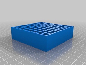 il mio personalizzato di striscia del led array caso organizzazione su misura 3d print model - Mito3D