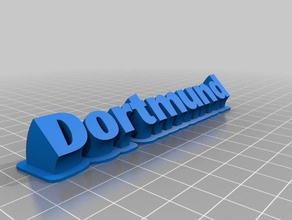dortmund office customized 3d print model - Mito3D