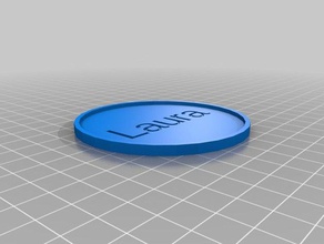 my customized coaster kitchen & dining 3d print model - Mito3D