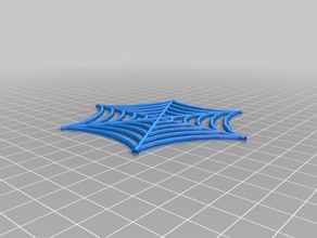 meine angepasste spider web 2d-Kunst kundengebundene 3d print model - Mito3D