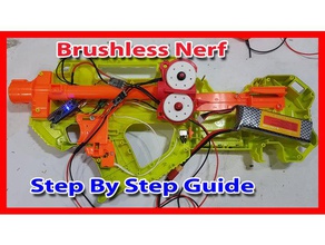 nerf rayven rayvenfire motor sin escobillas de instalación diy ravenfire nerfgun blaster pistola 3d print model - Mito3D