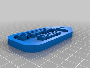 grooming items tag household customized 3d print model - Mito3D