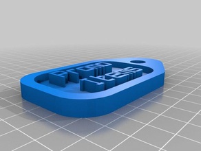 promo items tag household customized 3d print model - Mito3D