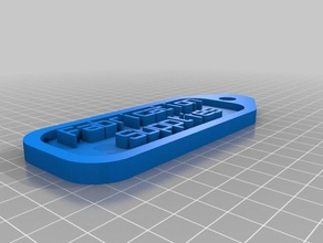 la fabricación de los suministros etiqueta hogares personalizado 3d print model - Mito3D