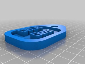 dslr gear tag household customized 3d print model - Mito3D