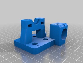 e3dv6 bowden x-taşıma mount v2 prusa i3 w 18mm prob 3d yazıcı parçaları 3d print model - Mito3D