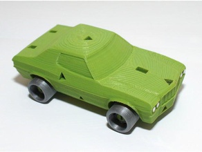 3dracers de voiture muscle rouets jouets construction jouet 3d print model - Mito3D