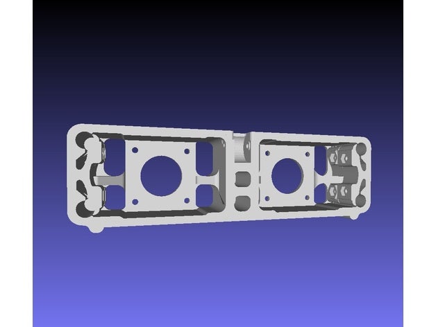 remix faccia arri re versare il doppio moteurs d'extrusions Stampante 3d parti dagoma la scoperta discovery 200 doppia estrusione z122 3D print model - Mito3D