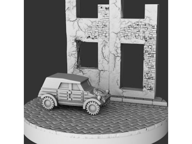 ww2-vignette Gebäude & Strukturen vignette ww2 3D print model - Mito3D