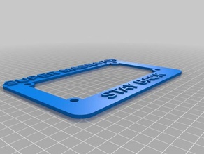 honda magna motorcycle license plate holder american automotive customized 3d print model - Mito3D
