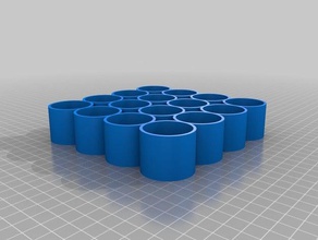 4x4 50 100 ml riccardo flaschen organizzazione su misura 3d print model - Mito3D