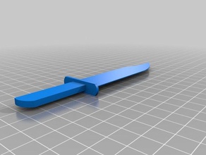 starfleet problema cuchillo de supervivencia props 3d print model - Mito3D