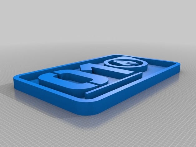 miku portachiavi gadget hatsune piastrinica 3D print model - Mito3D
