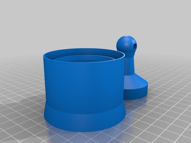 my customized parametric mokka pot funnel & tamper kitchen dining 3D print model - Mito3D