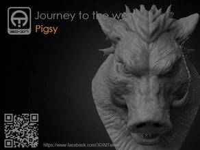 il viaggio verso l'ovest - rapirà art di maiale 3d print model - Mito3D