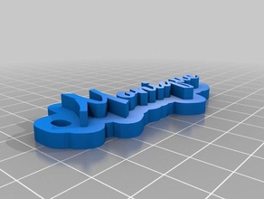 monique Anahtarlık özelleştirilmiş 3d print model - Mito3D
