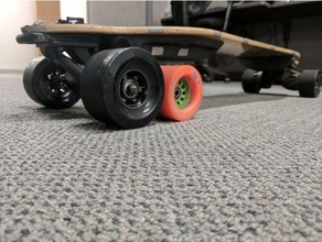 potenziato board v2 56t volano pully r c i veicoli boostedboard elettrico longboard skateboard volani 3d print model - Mito3D