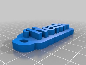 henk llaveros personalizado 3d print model - Mito3D