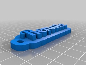 renate llaveros personalizado 3d print model - Mito3D