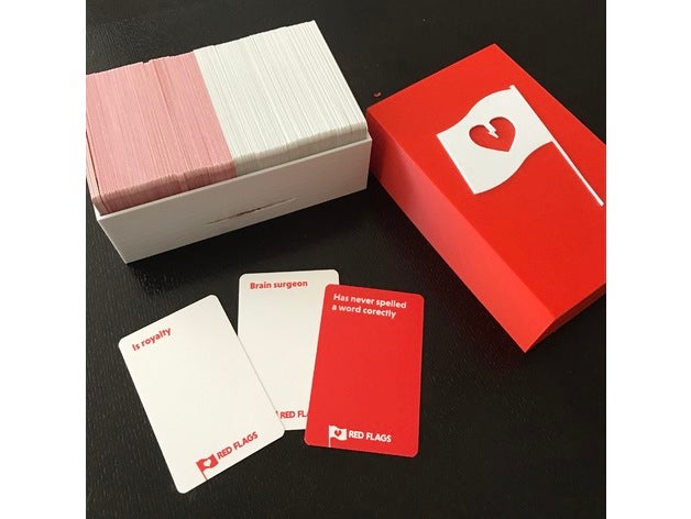 bandiere rosse card case giochi e giocattoli scheda caso le red 3D print model - Mito3D