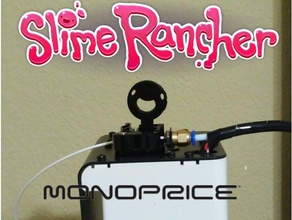 monoprice wählen Sie mini Schleim rancher logo extruder spinner 3d Drucker Zubehör spin 3d print model - Mito3D