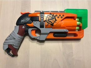 nerf hammershot lauf-aufsatz jouets & jeux la modification pistolet mod 3d print model - Mito3D