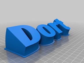 dort office customized 3d print model - Mito3D