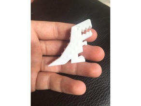soyguncu rex dişleri hareket araçlar 3dprintable 3d yazıcı parçaları baskı çizgi sanat ısırık klip klipler kapatın dino dinozor tutucu ev rawr t-rex diş tyrannosaurus yararlı 3d print model - Mito3D