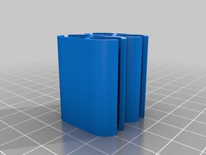 aaa Pil tutucu 3d baskı pil durumda 3d print model - Mito3D