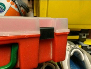 anpassbare clip storage box Haushalt cutomizable die Fixierung - Ersatz 3d print model - Mito3D