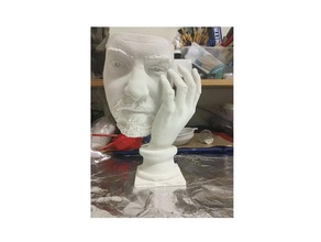 Einsamkeit ausziehen der Maske Menschen agisoft photoscan BART bärtige blender 3d Gesicht hand Mensch meshlab meshmixer Photogrammetrie fotorealistisch realistisch sind Skulptur 3d print model - Mito3D