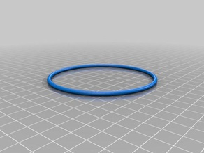 my customized ring 85 3mm rings 3d print model - Mito3D