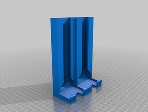 duvar aaa tip aa pil tutucu monte edilmiş organizasyon Pil 3d print model - Mito3D
